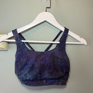 Lululemon Sports Bra Galaxy print size 6